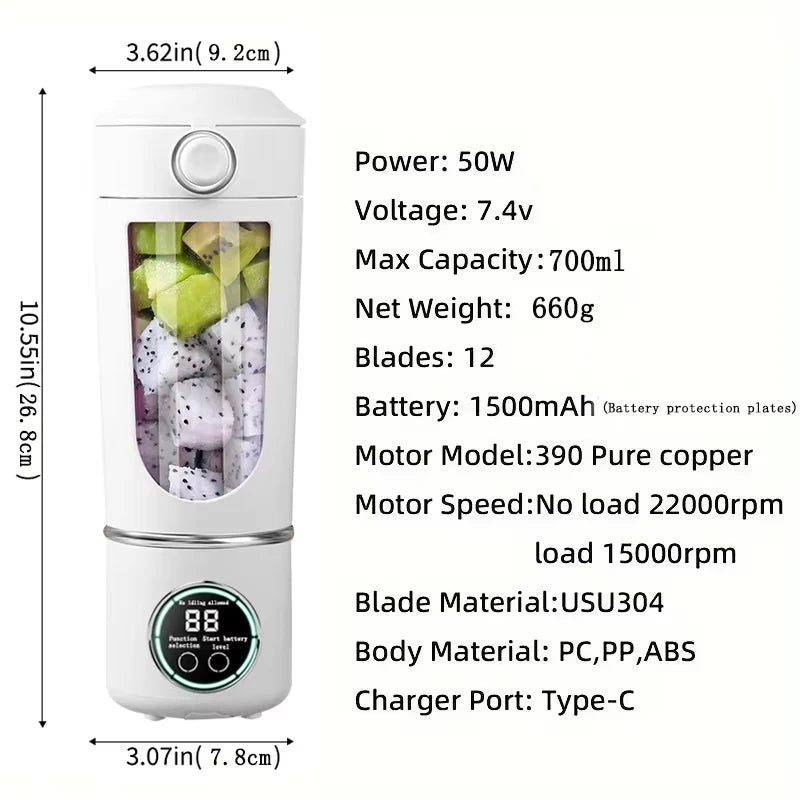 BlendMax Pro 700 Portable Blender