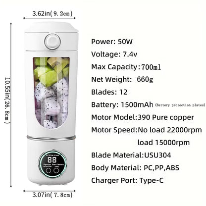 BlendMax Pro 700 Portable Blender